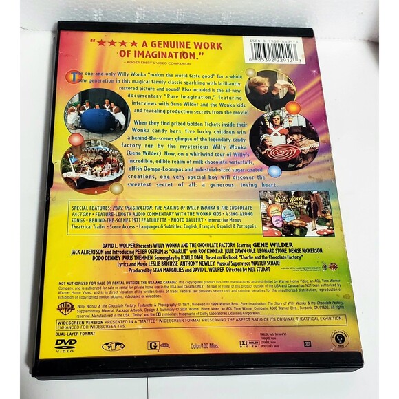 Family Classics DVD Lot Annie Wizard Oz Willy Wonka Cat Hat Kids Bundle - Picture 4 of 16